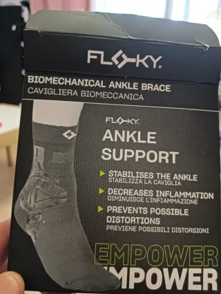 Tobillera FLYKY Biomecánica Gris