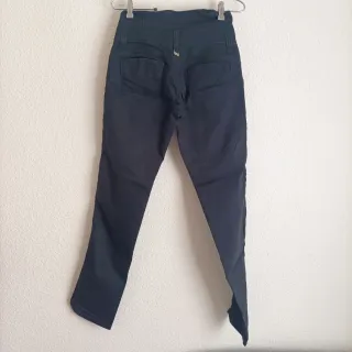 Pantalón recto mujer talla 38 cintura alta