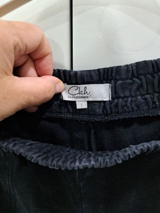 Pantalones cargo Celestina negros talla L