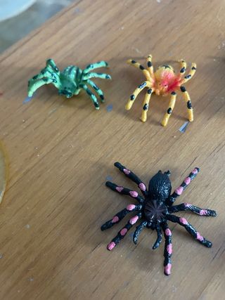 Arañas de juguete (3 unidades)