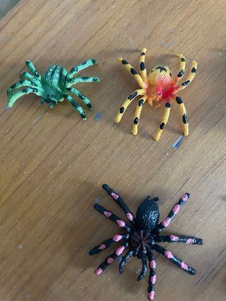 Arañas de juguete (3 unidades)
