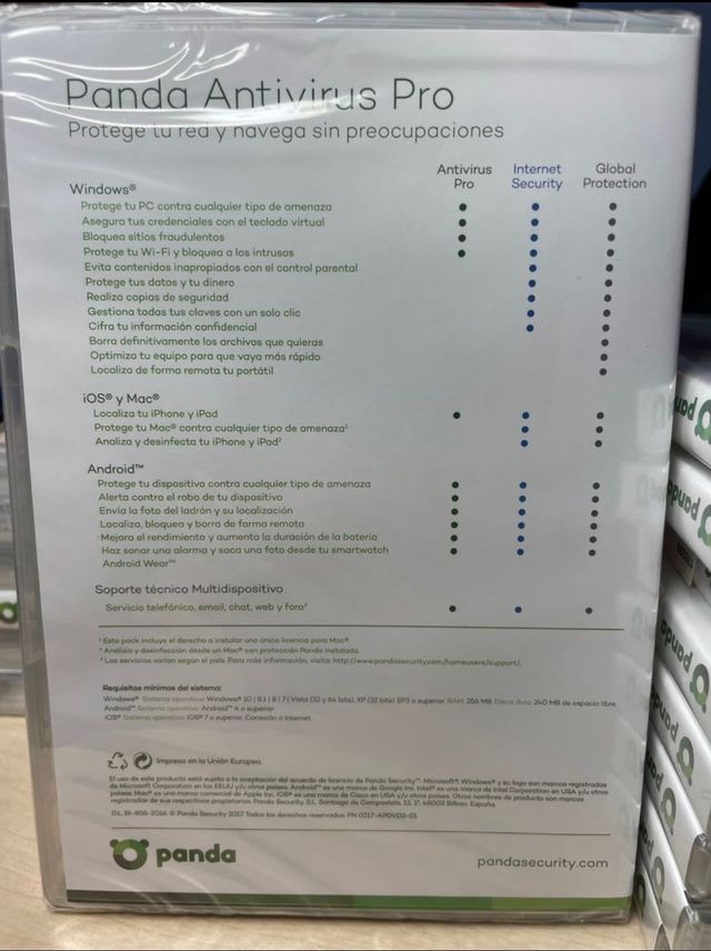Panda Antivirus Pro - 2 Dispositivos - 1 Año
