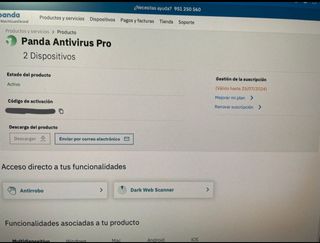 Panda Antivirus Pro - 2 Dispositivos - 1 Año