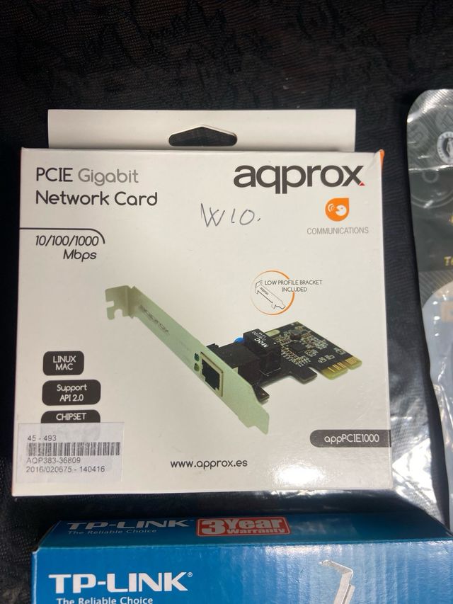 Lote 5 Tarjetas de Red Gigabit PCI Express