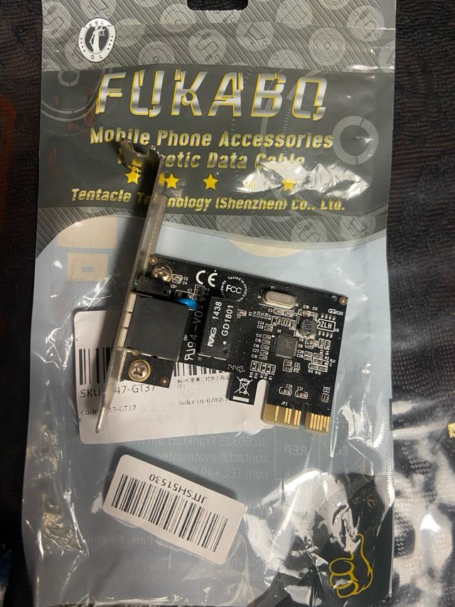 Lote 5 Tarjetas de Red Gigabit PCI Express