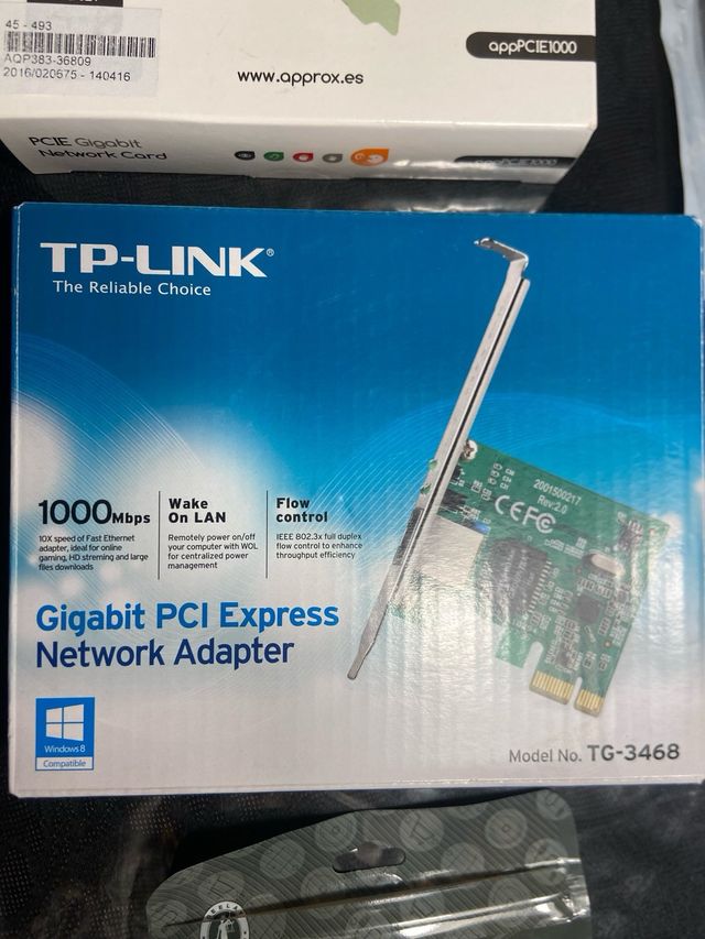 Lote 5 Tarjetas de Red Gigabit PCI Express