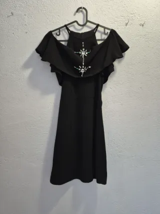 Vestido Teria Yabar Negro