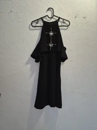 Vestido Teria Yabar Negro
