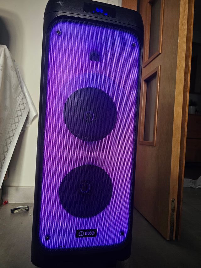 Altifalante ELCO Preto e Roxo