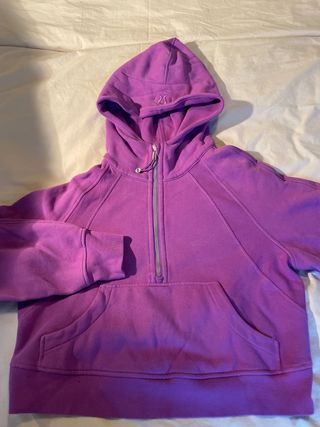 Sudadera Lululemon Morada Media Cremallera