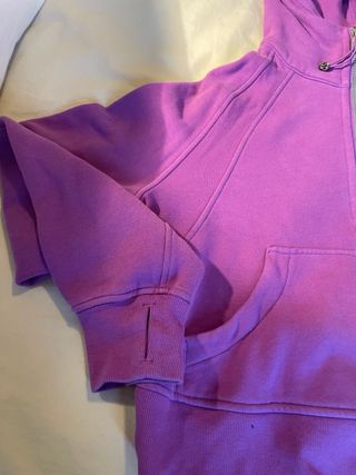 Sudadera Lululemon Morada Media Cremallera