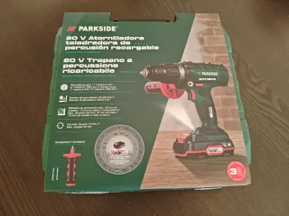 Taladro percutor atornillador Parkside PSBSA 20-LI
