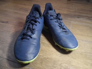 Zapatos de fútbol Kipsta azules