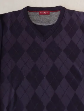 Jersey Genfins City rombos azul/morado