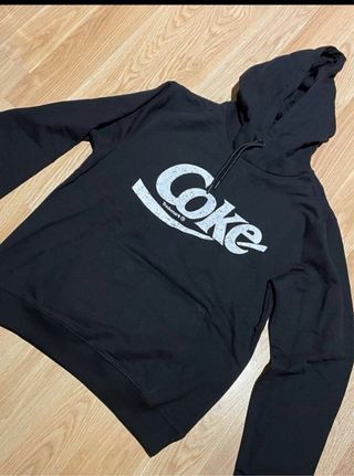 Sudadera Negra Coke Talla S