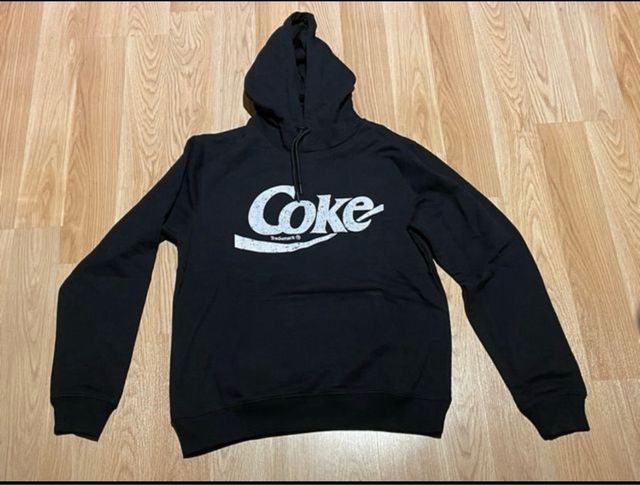 Sudadera Negra Coke Talla S