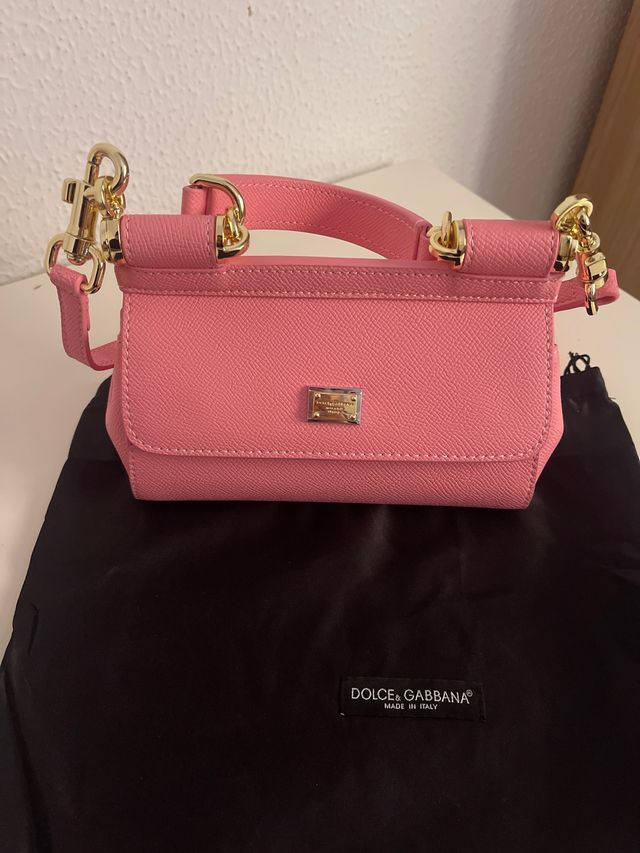 Bolso Dolce & Gabbana Rosa y Dorado