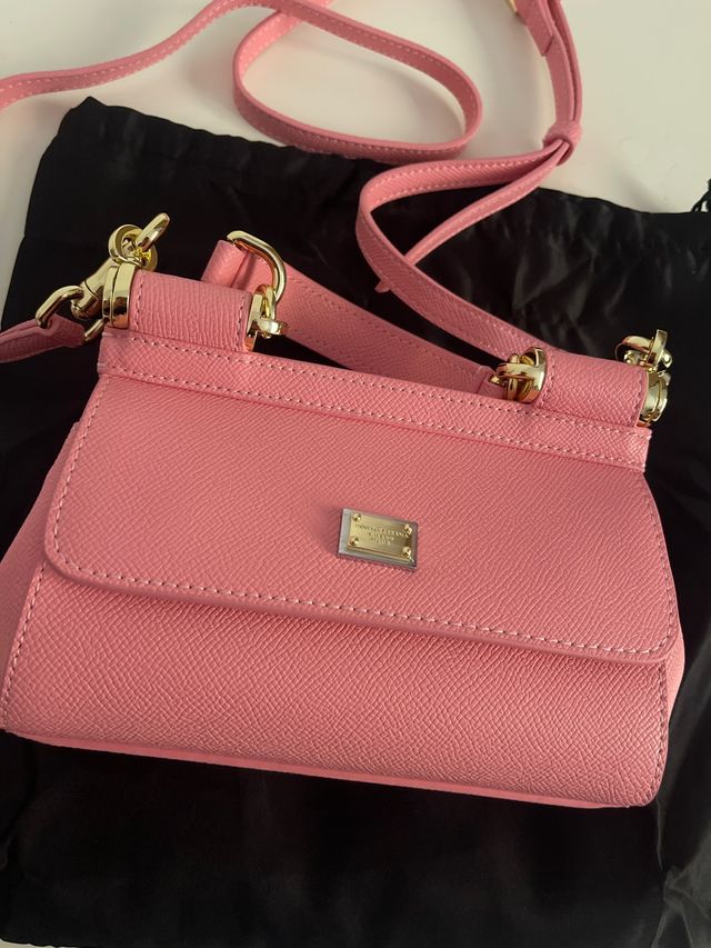 Bolso Dolce & Gabbana Rosa y Dorado