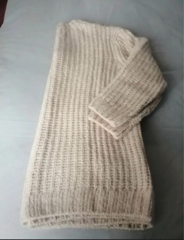 Jersey Mango Talla M Beige