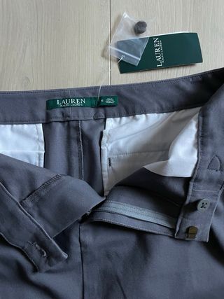 Falda Ralph Lauren Gris Talla 40 Nueva!