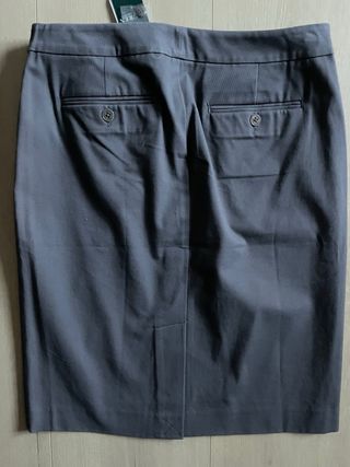 Falda Ralph Lauren Gris Talla 40 Nueva!