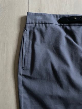 Falda Ralph Lauren Gris Talla 40 Nueva!