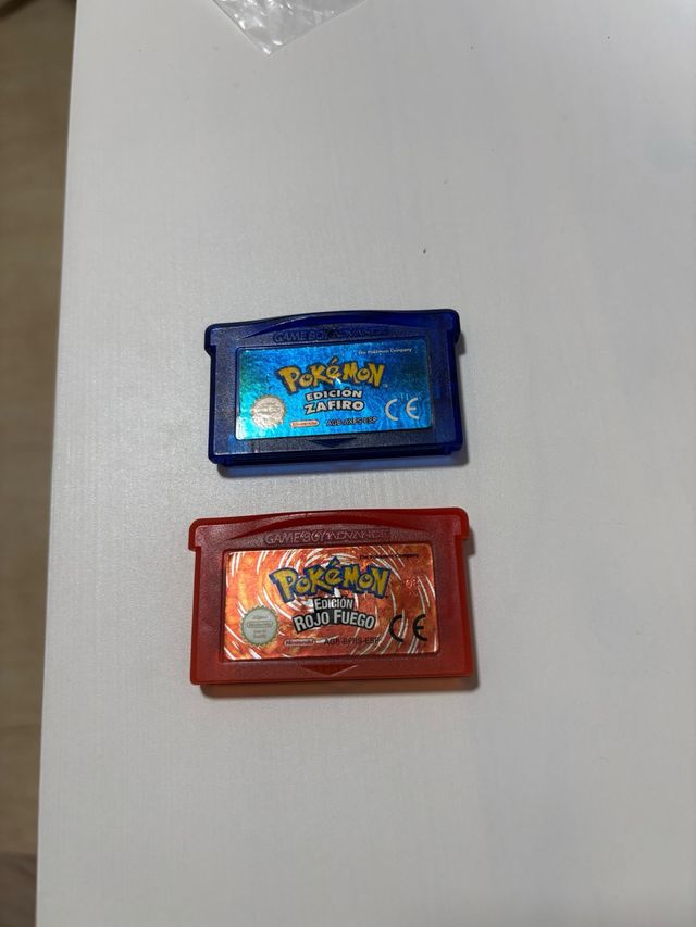 Pacchetto Pokémon GBA rosso fuoco e zaffiro