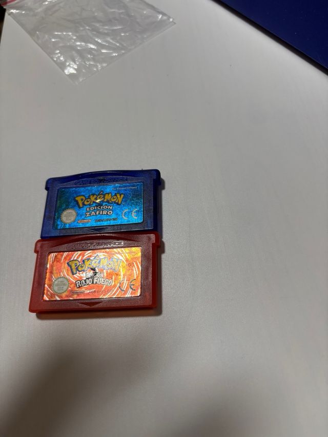 Pacchetto Pokémon GBA rosso fuoco e zaffiro