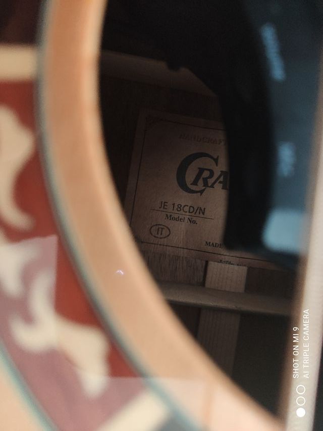 Chitarra Acustica Crafter JE 18 CD/N TransAcoustic