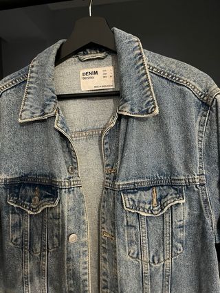 Chaqueta Vaquera Vintage Bershka Talla S