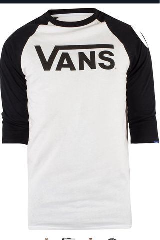Camiseta Vans XL y  L Blanca y Negra