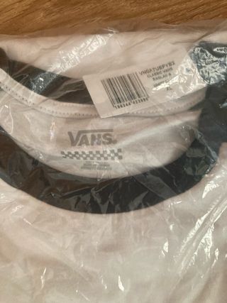 Camiseta Vans XL y  L Blanca y Negra