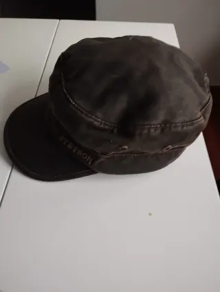 Gorra Stetson Talla M Militar Marrón