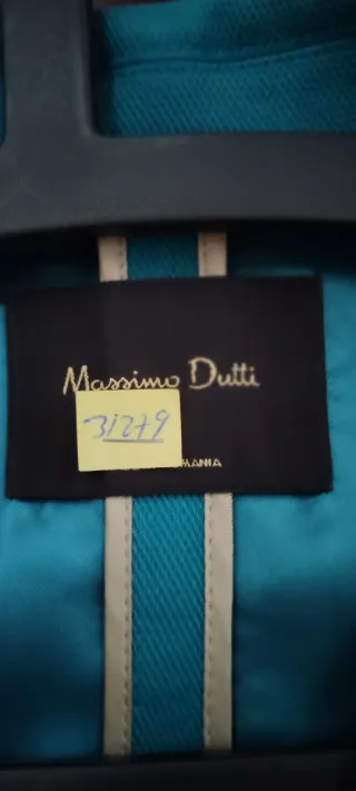 Blazer Massimo Dutti Teal Talla M