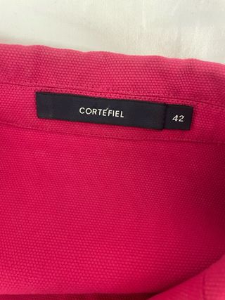 Blazer Cortefiel fucsia entallada