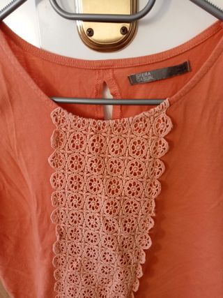 Camiseta Sfera Talla S Naranja