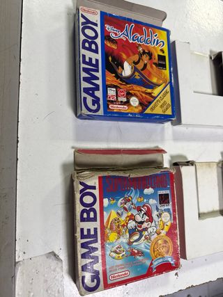 Cajas y manuales Game Boy