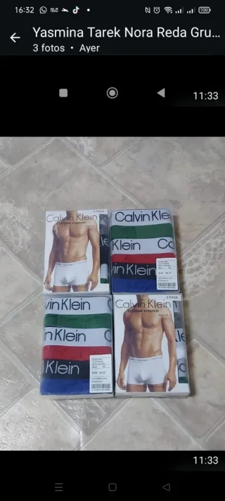 Bóxers Calvin Pack XL  MulticoloULTIMOS 