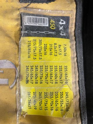 Cadenas para Nieve 4x4 JOPE 450