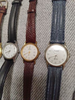 FUNCIONANDO.Lote de 7 relojes
