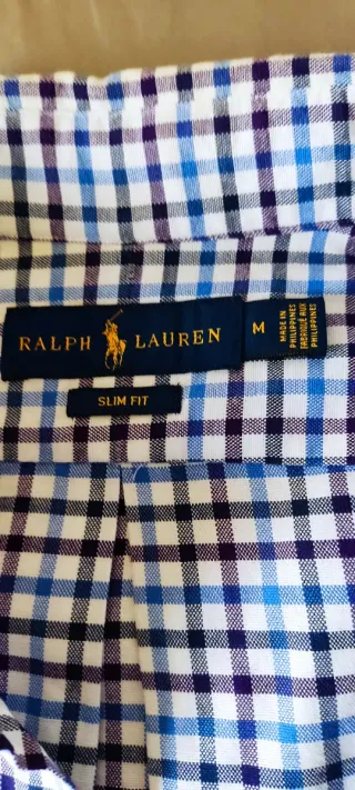 Camisa Polo Ralph Lauren cuadros hombre