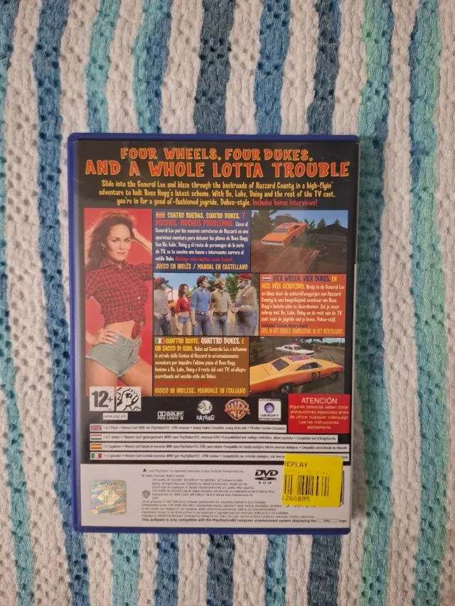 The Dukes of Hazzard PS2 boxato completo raro