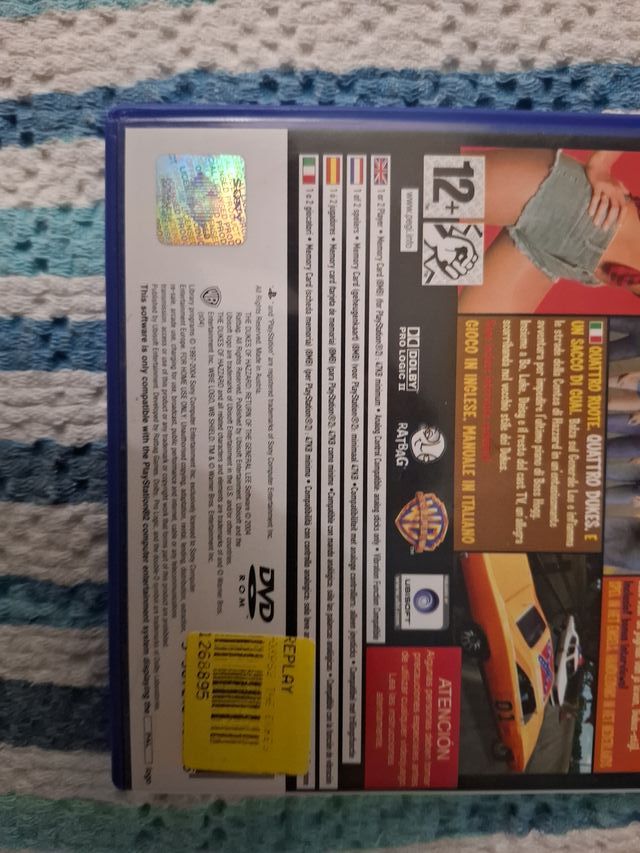 The Dukes of Hazzard PS2 boxato completo raro