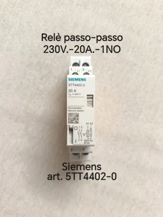 Relè Siemens 5TT4402-0 230V 20A 1NO