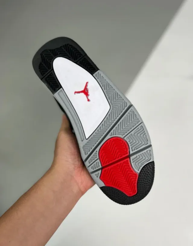 Air Jordan 4 Retro Black Canvas.