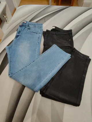 Lote 2 Pantalones: Jeans y Negro
