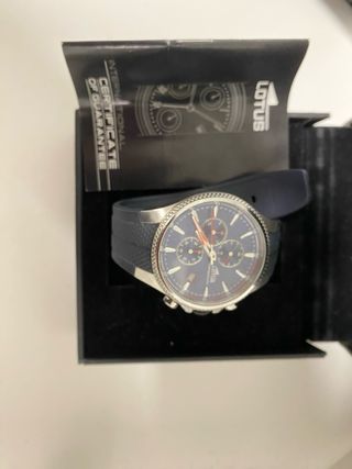 Reloj Lotus Cronógrafo Azul y Plateado