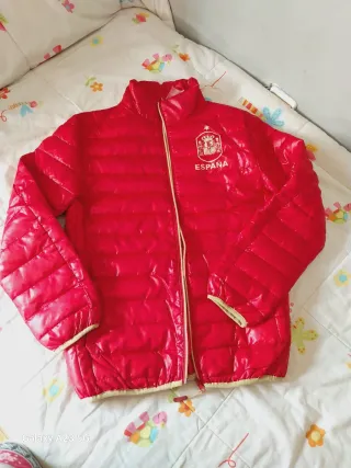 Chaqueta Plumas Roja Talla S