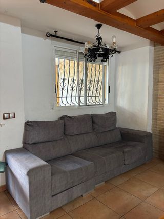 Sofá modular tela gris