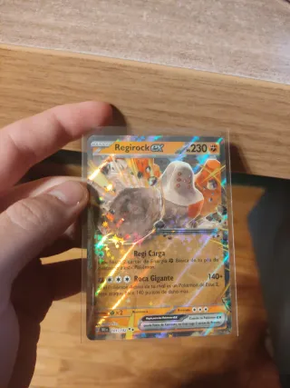 Regirock EX Rivales Predestinados Carta Pokémon